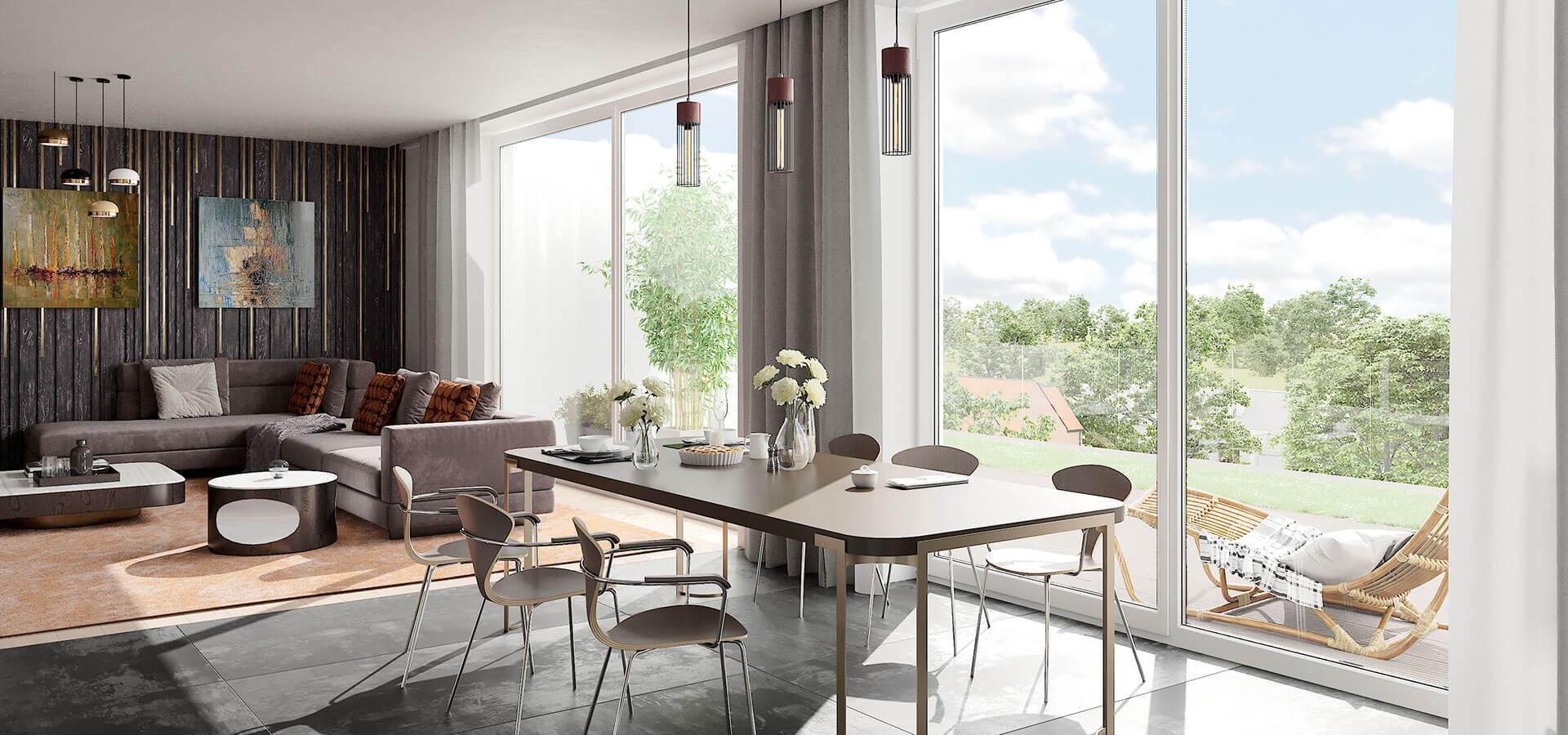 Penthouses mit Weitblick