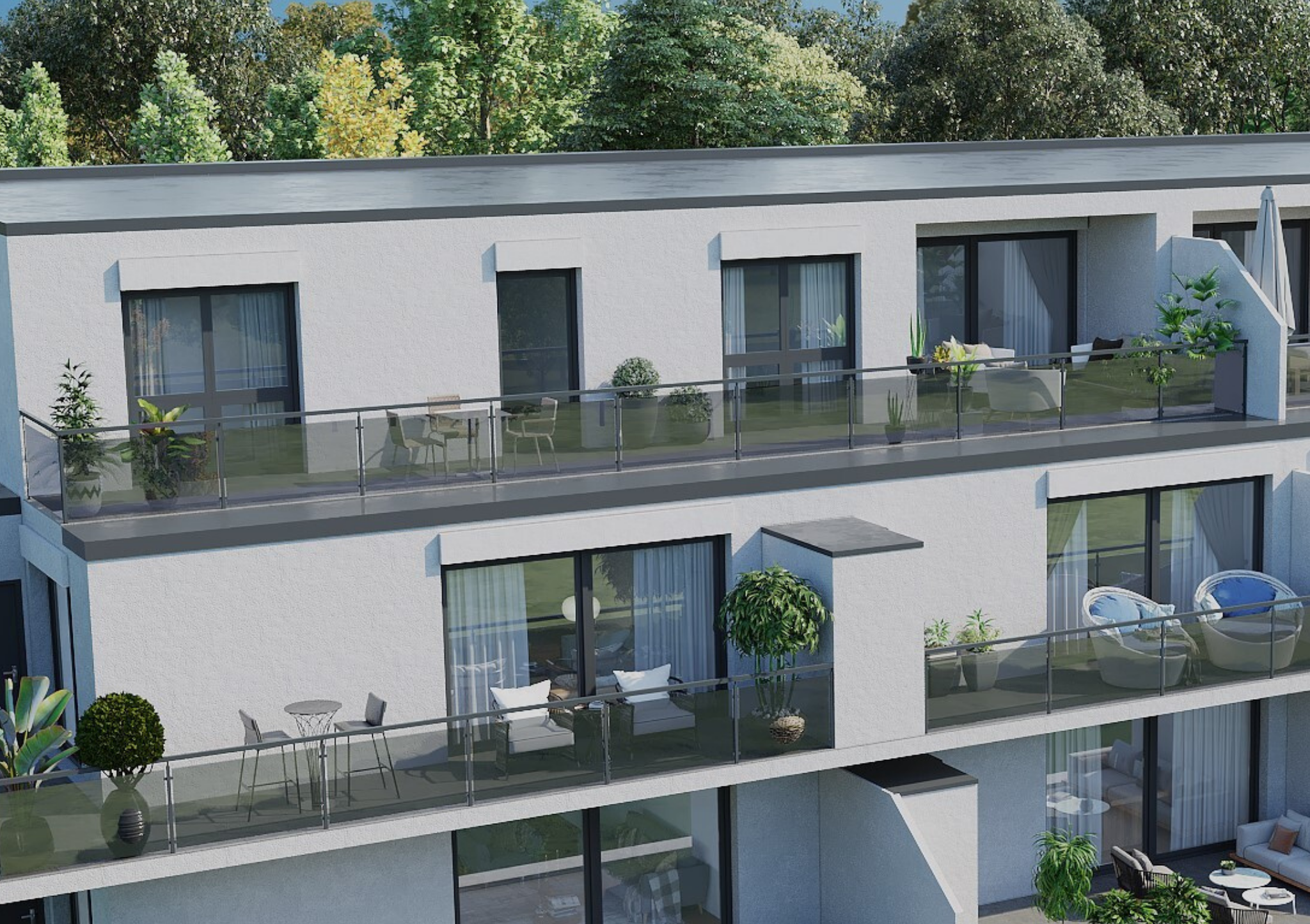 Echtholzbeläge auf Dachterrassen